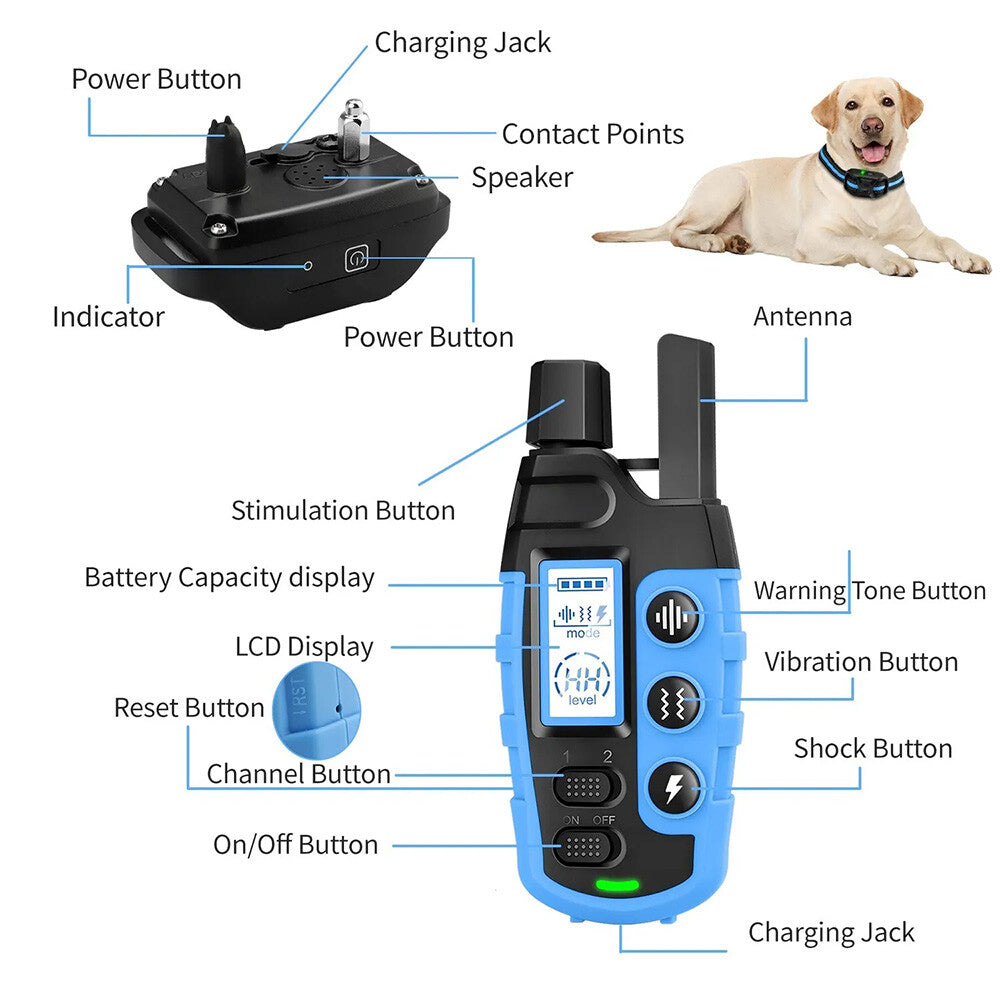 Waterproof & Rechargeable Dog Training E-Collar