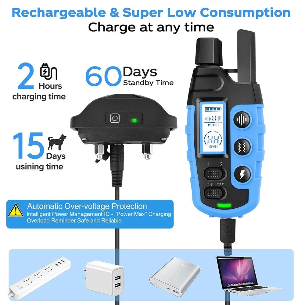 Waterproof & Rechargeable Dog Training E-Collar