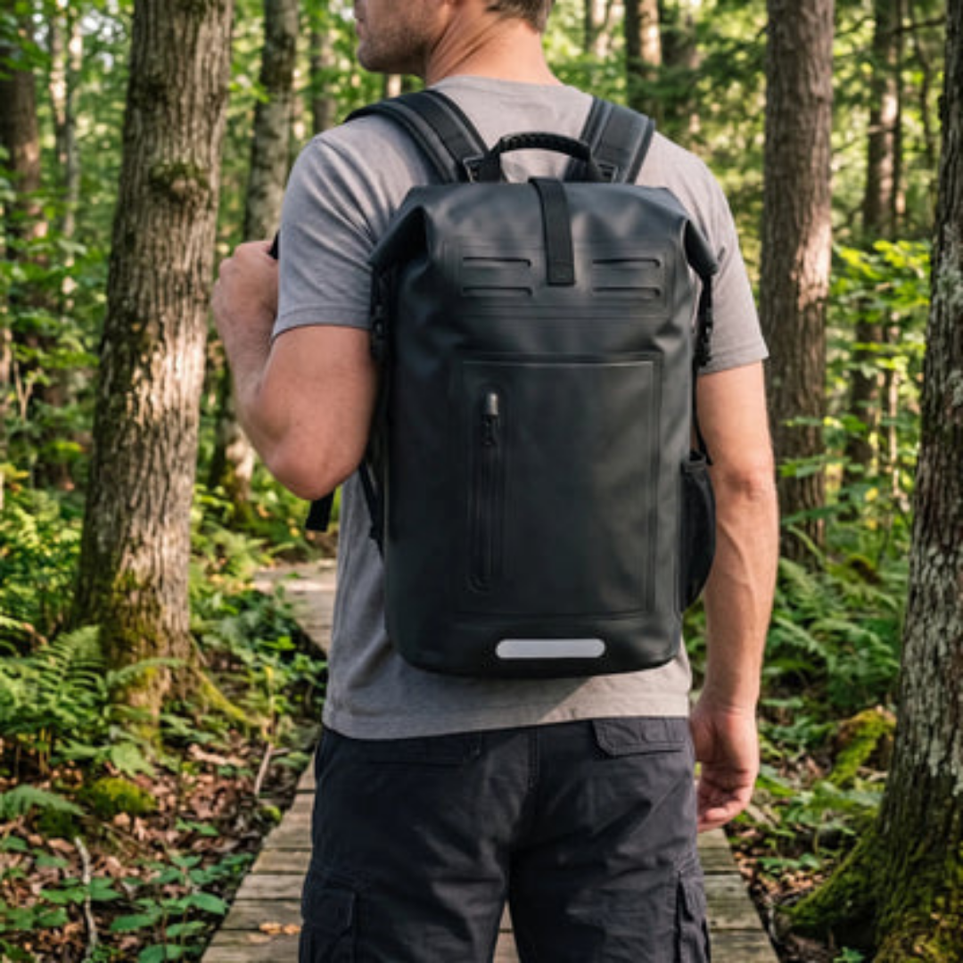 Waterproof Roll-Top Backpack