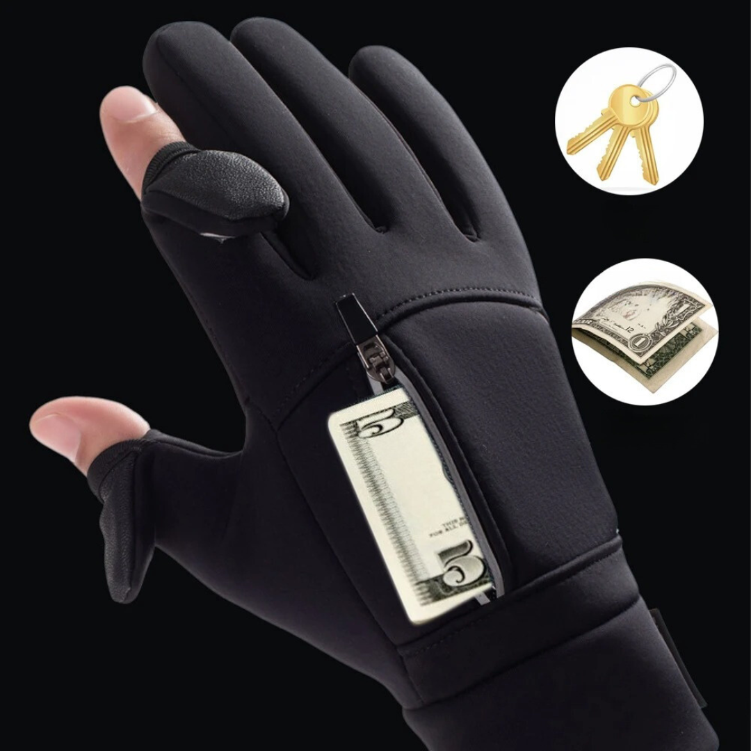 Waterproof Touchscreen Gloves with Pocket