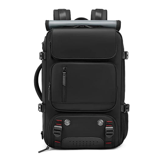 Waterproof Travel Backpack with USB Charging Port and Shoe Compartment