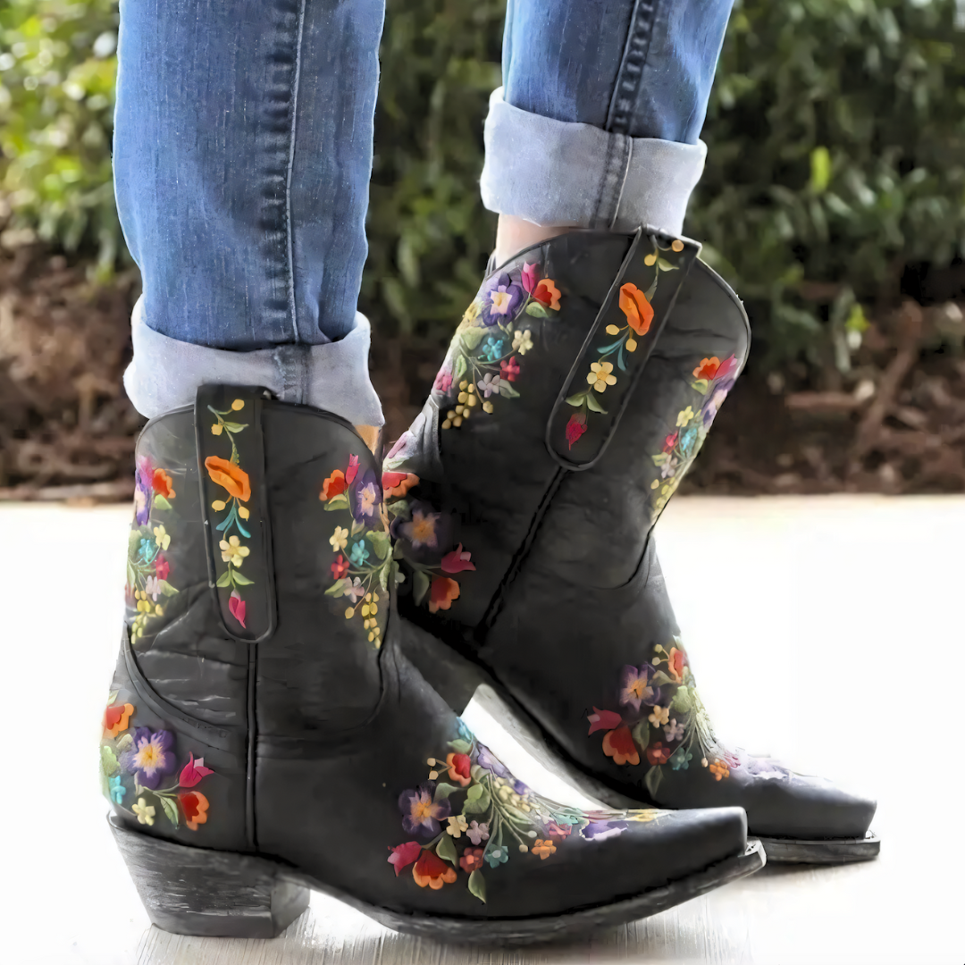 Waterproof Vintage Cowgirl Boots