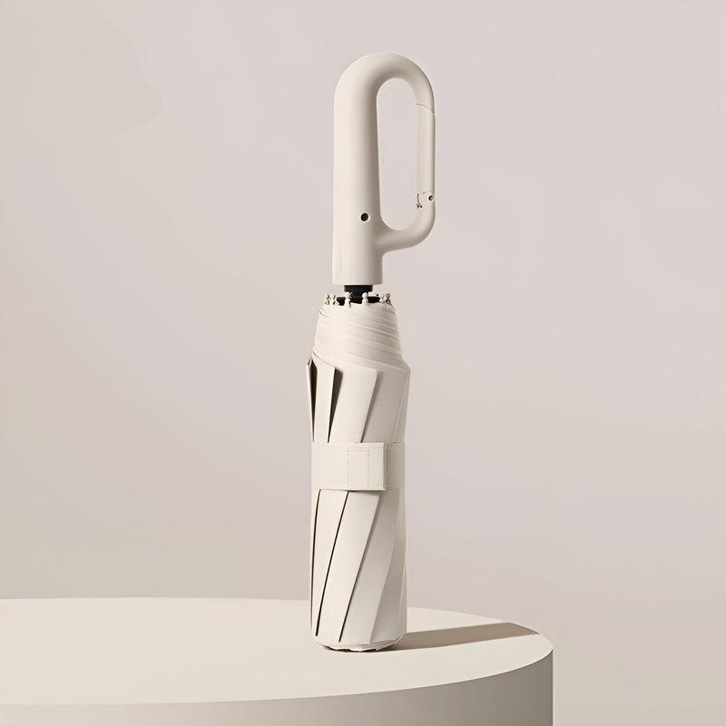 Weather Umbrella for Wind and Rain with Automatic Clip Handle
