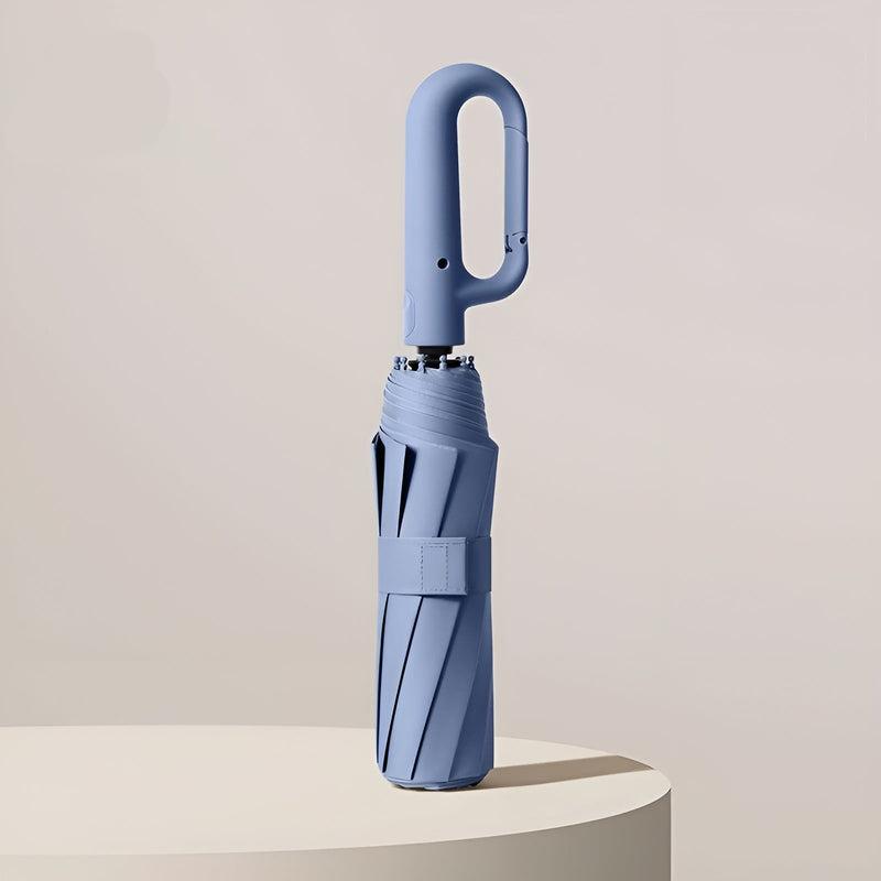 Weather Umbrella for Wind and Rain with Automatic Clip Handle