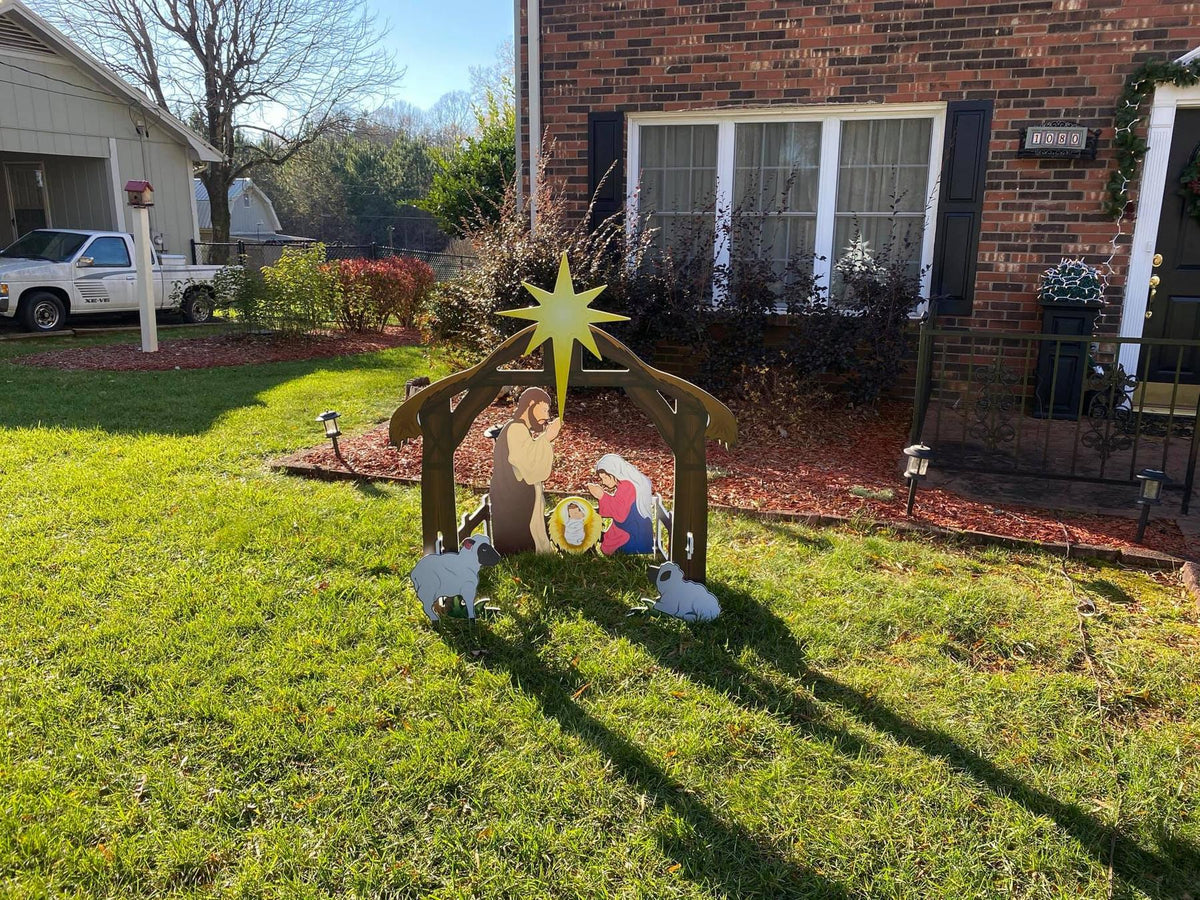 Weatherproof Outdoor Nativity Scene