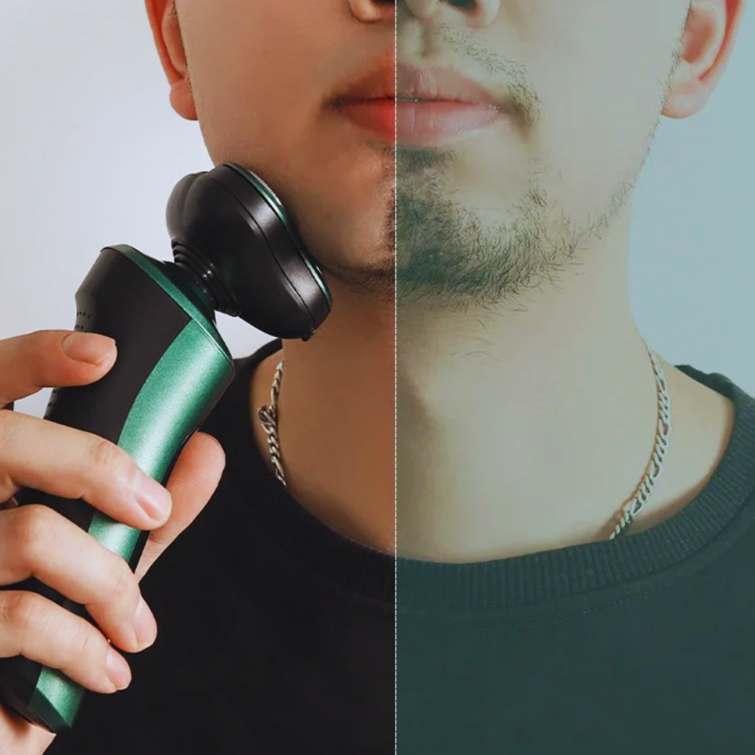Wet & Dry Electric Shaver and Trimmer Grooming Set