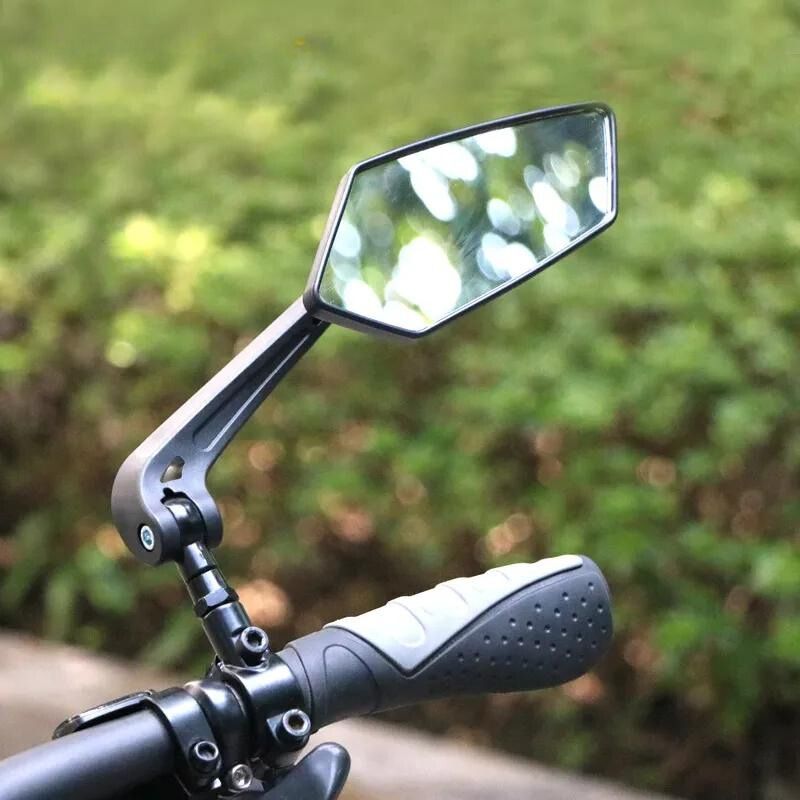 Wide-Angle Bike Rearview Mirror - Cycling Safety & Enhanced Vision