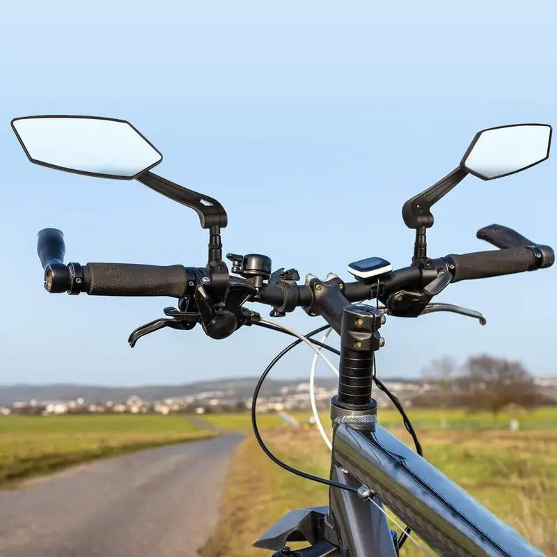 Wide-Angle Bike Rearview Mirror - Cycling Safety & Enhanced Vision