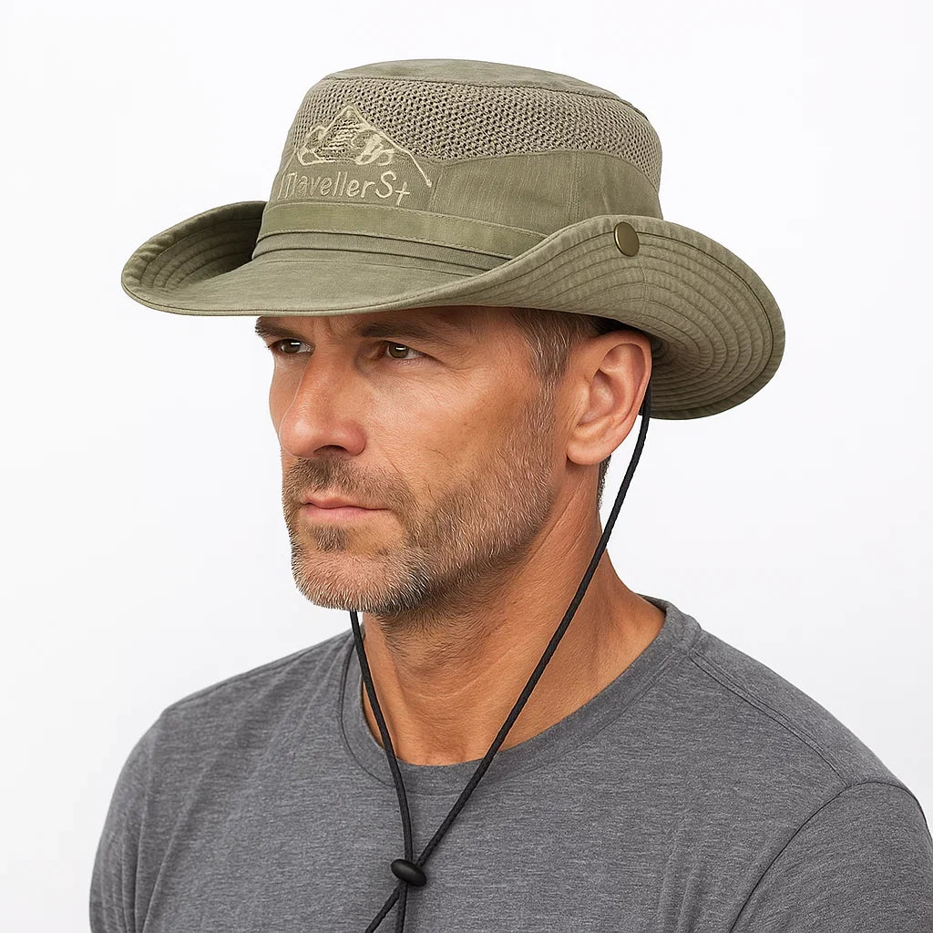 Wide-Brim Sun Hat for Outdoor Activities