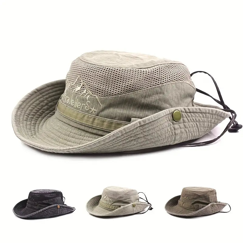 Wide-Brim Sun Hat for Outdoor Activities