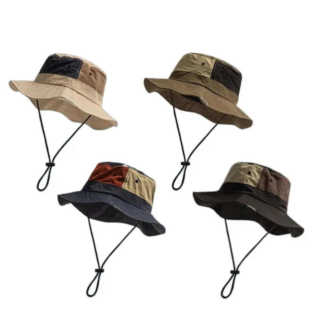 Wide-Brim UV-Blocking Bucket Hat