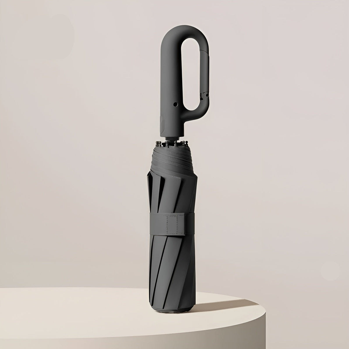 Wind and Rain Umbrella with Automatic Clip Handle