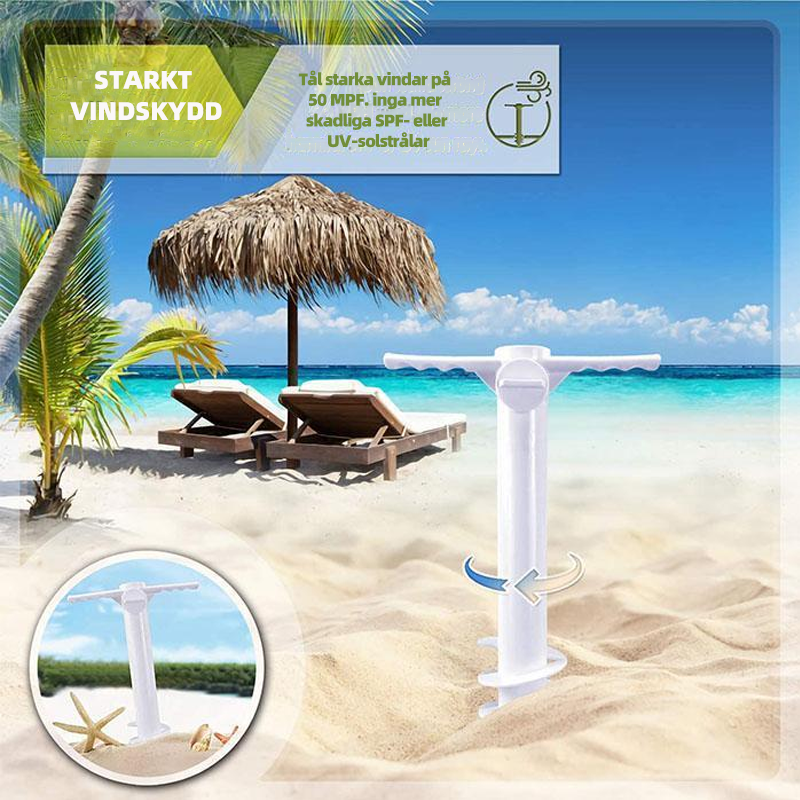 Wind-Resistant and Durable Beach Umbrella Anchor
