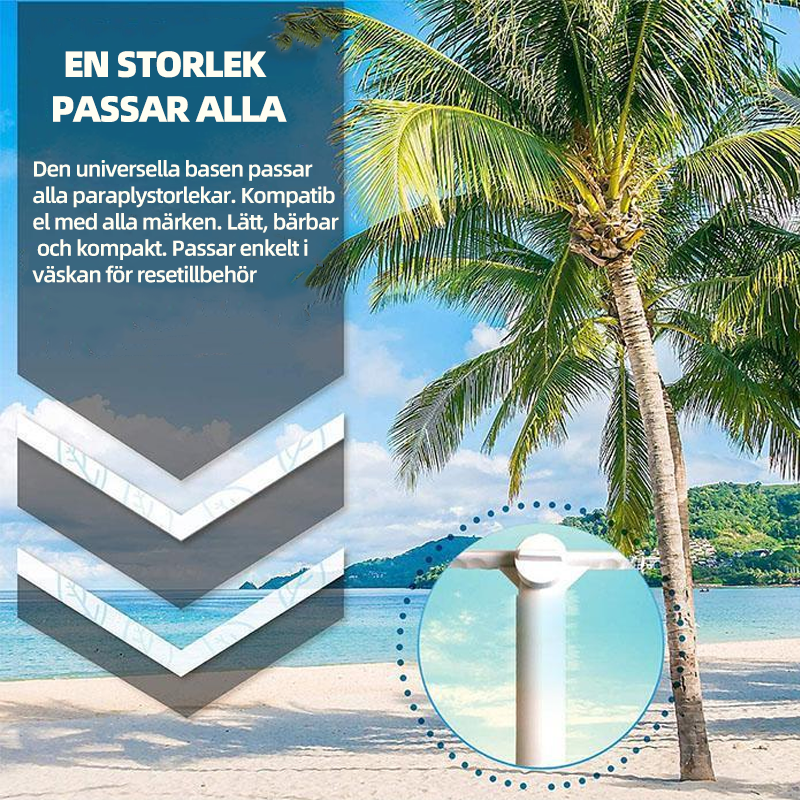 Wind-Resistant and Durable Beach Umbrella Anchor