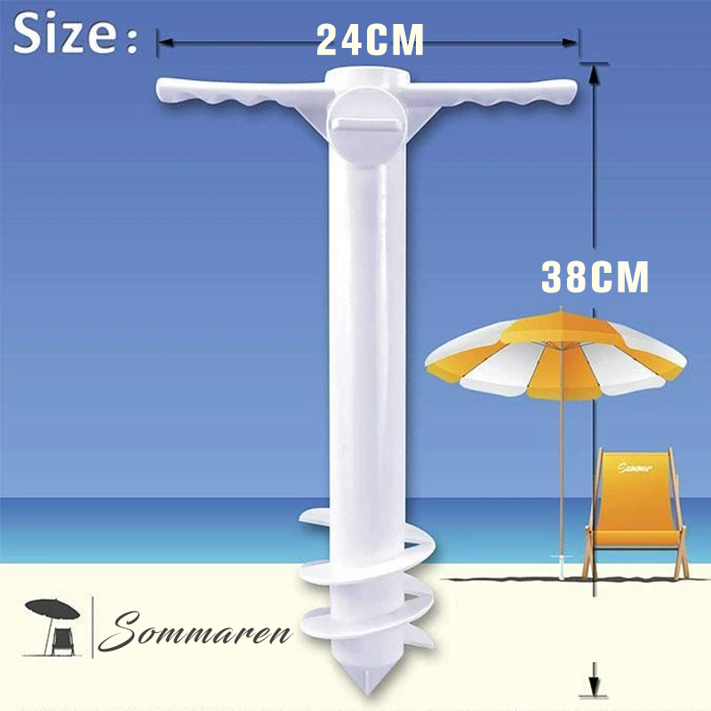 Wind-Resistant and Durable Beach Umbrella Anchor