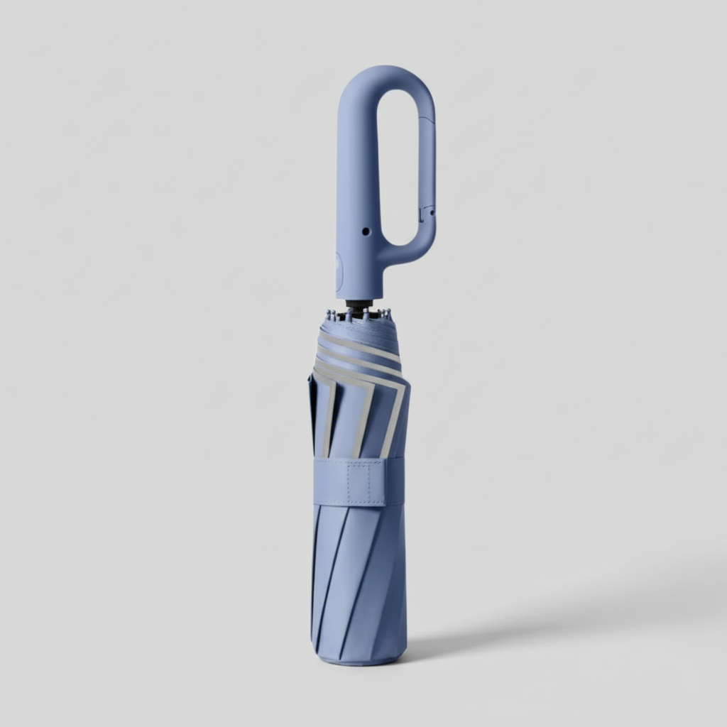 Windproof Automatic Folding Umbrella with Large Canopy