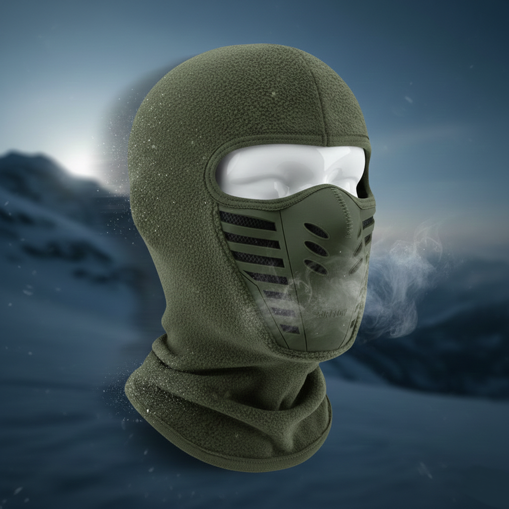 Windproof Full-Coverage Winter Thermal Face Mask for Outdoor Sports