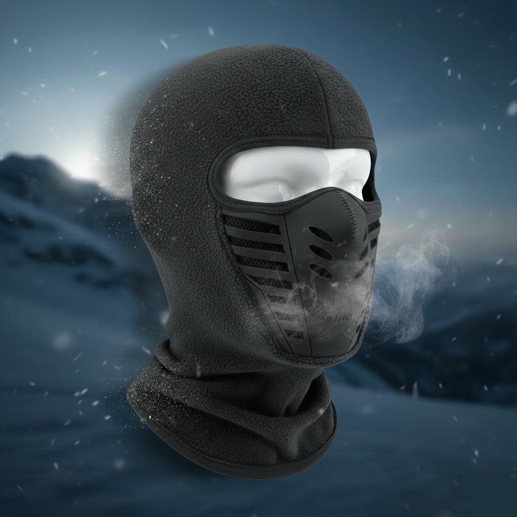Windproof Full-Coverage Winter Thermal Face Mask for Outdoor Sports