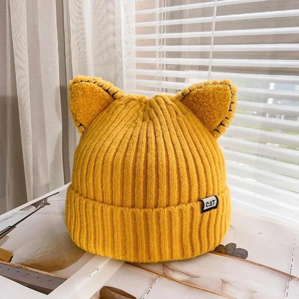 Winter Beanie with Cat Ears