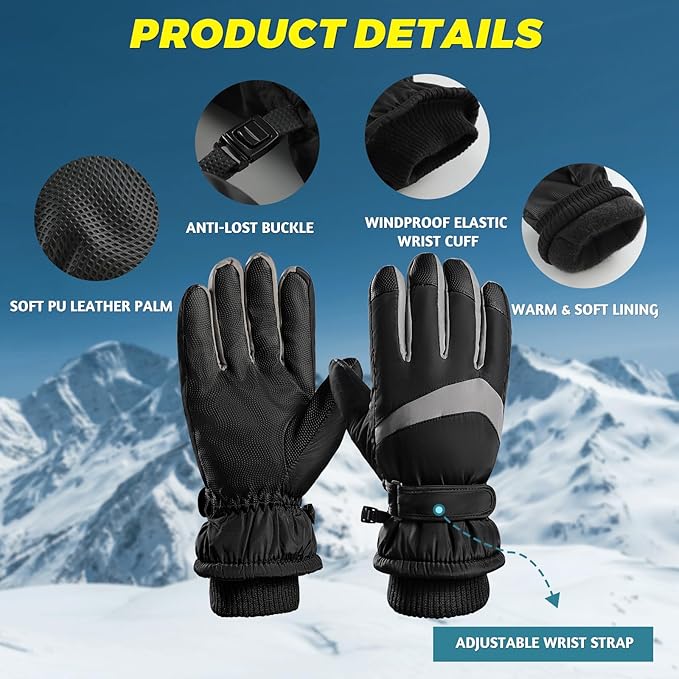 Winter Thermal Touchscreen Gloves