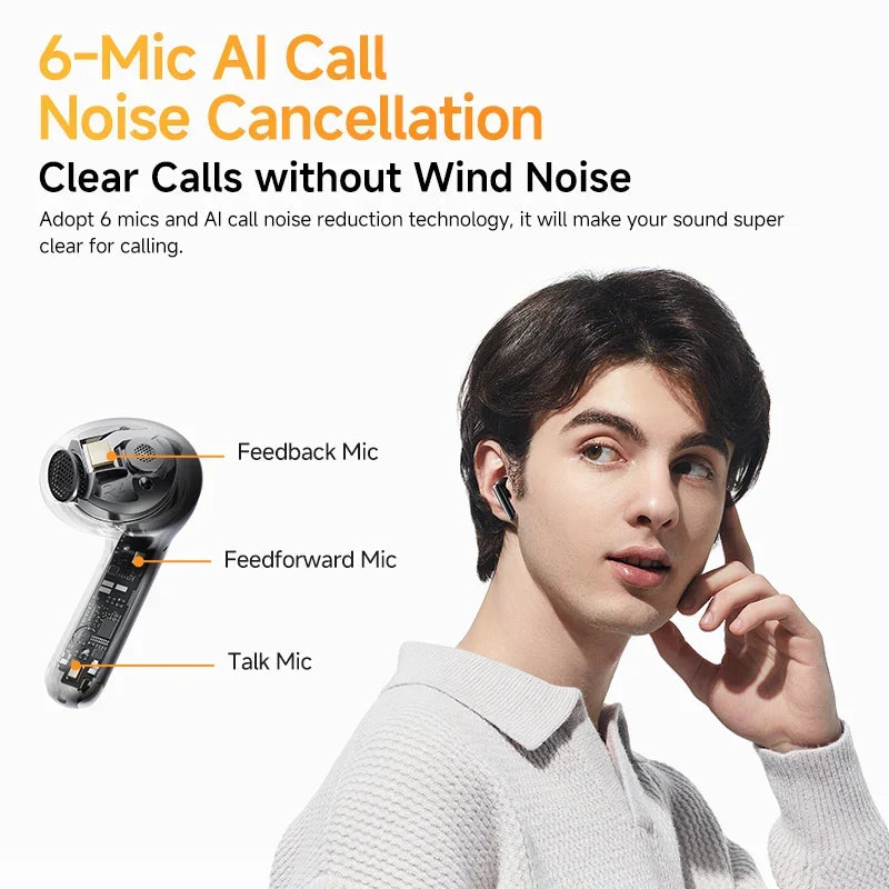 Wireless ANC Earbuds with Adaptive Sound, LDAC, and 28-Hour Playtime