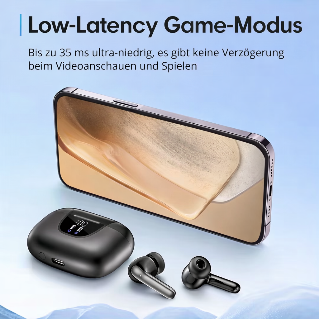 Wireless Earbuds with Long Battery Life & Clear Sound