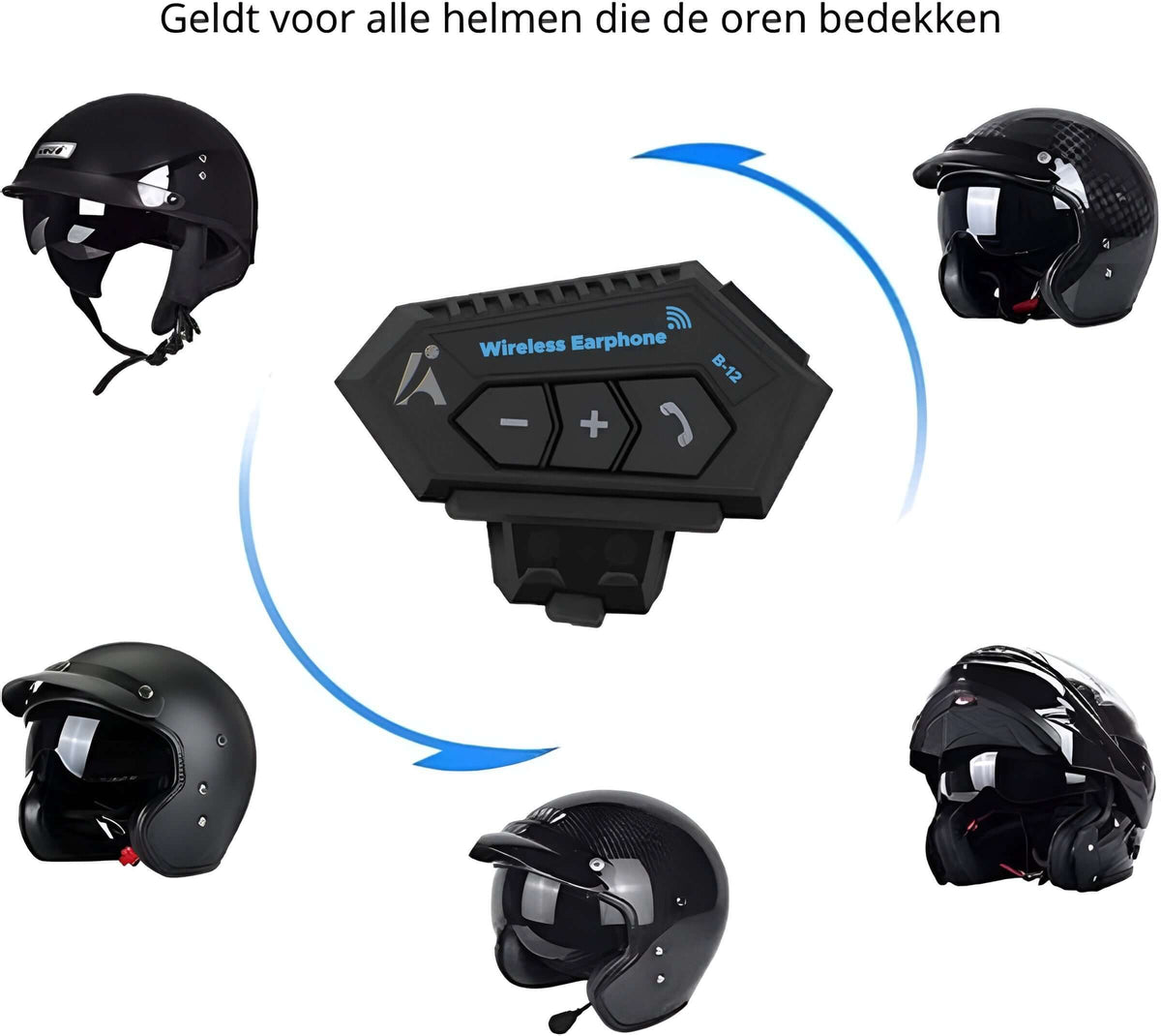 Wireless Motorcycle Helmet Headset