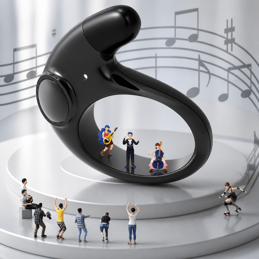 Wireless Noise-Cancelling Bluetooth In-Ear Earphones with Waterproof Design and LED Display