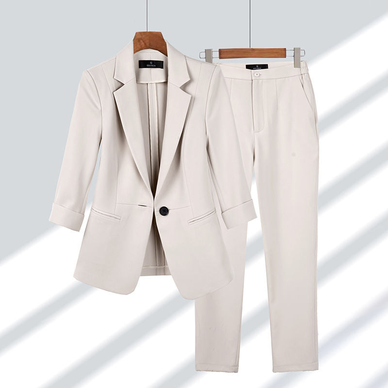 Women's 2-Piece Suit with Blazer and Trousers