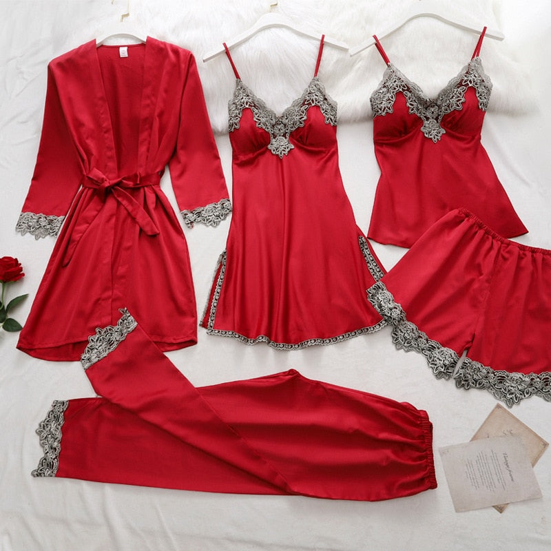 Women's 5-Piece Sleep Set