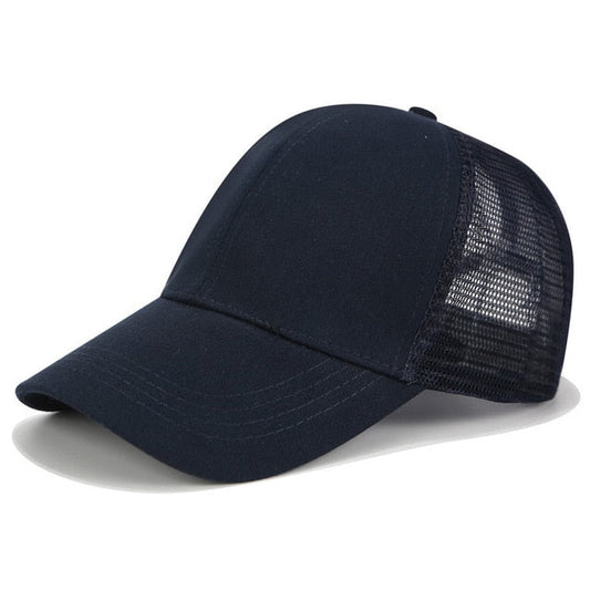 Women's Adjustable High Ponytail Baseball Cap - Sun Hat