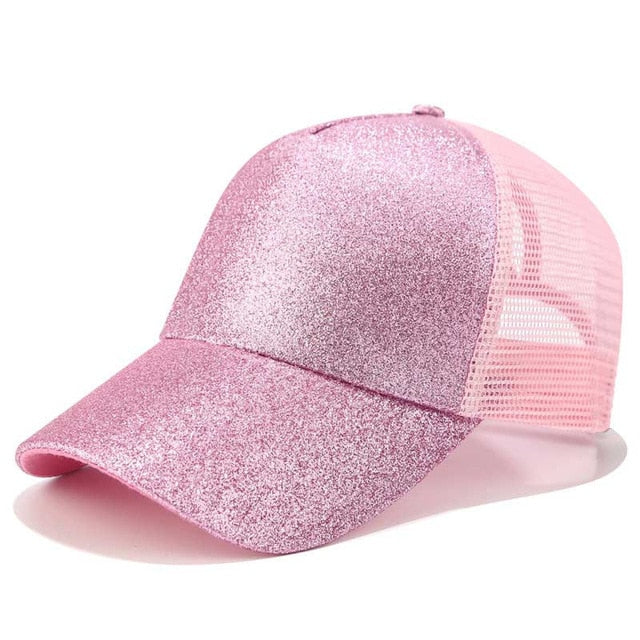 Women's Adjustable High Ponytail Baseball Cap - Sun Hat