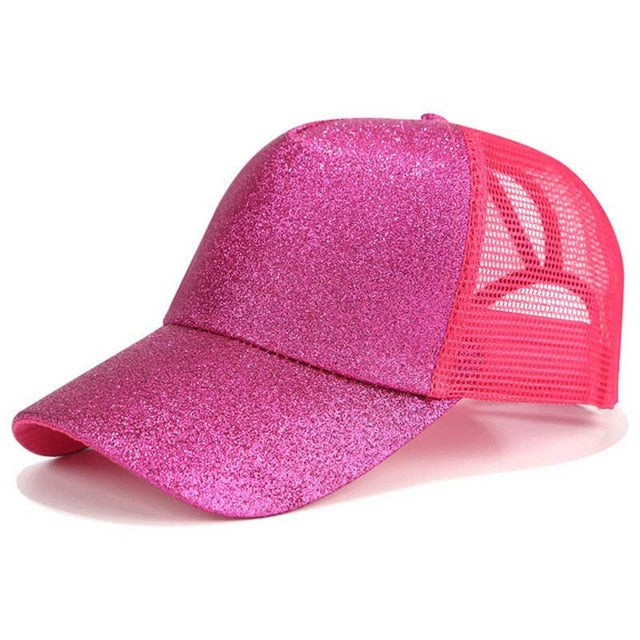 Women's Adjustable High Ponytail Baseball Cap - Sun Hat