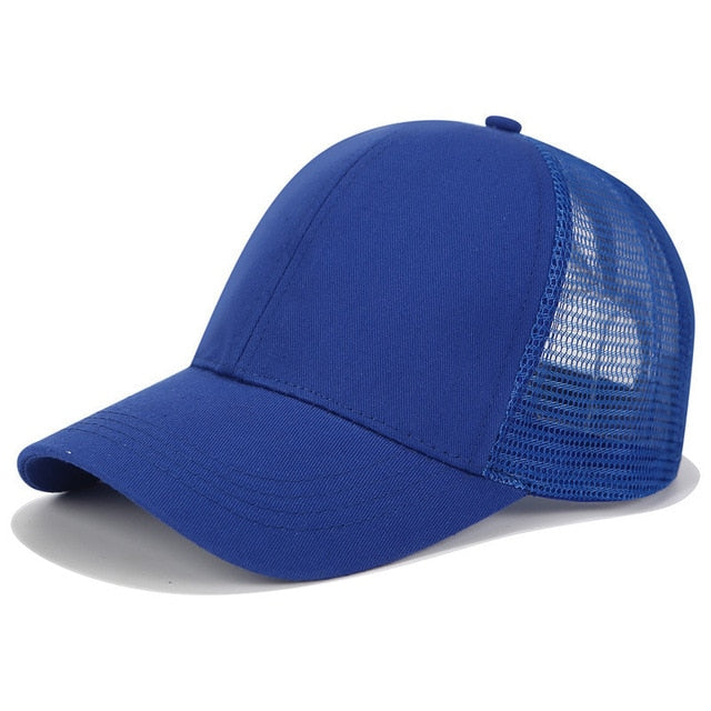 Women's Adjustable High Ponytail Baseball Cap - Sun Hat