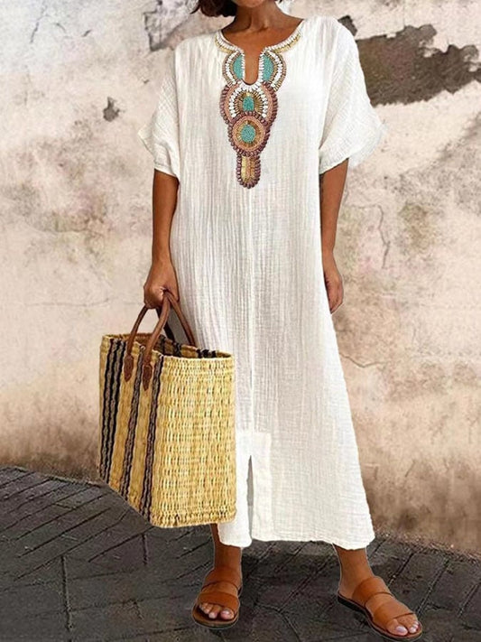 Women's Airy Summer Kaftan Dress