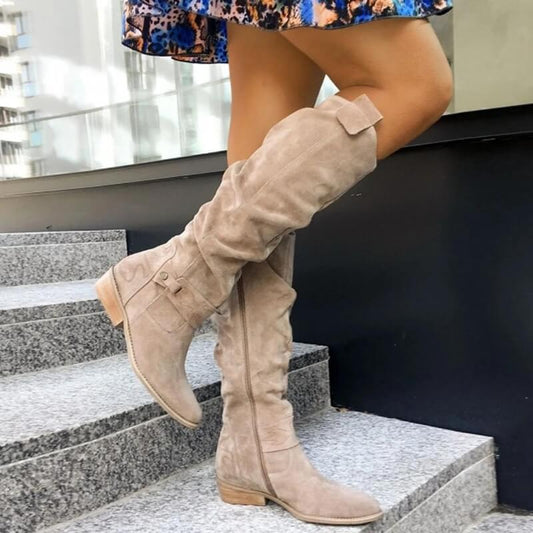 Women's Ankle Boots with Block Heel