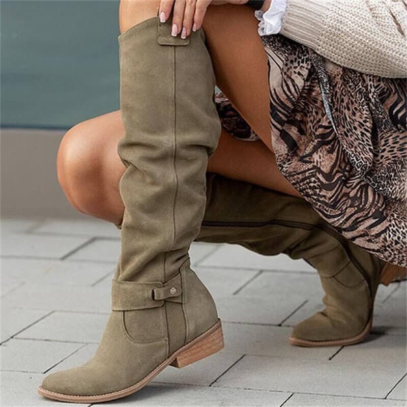 Women's Ankle Boots with Block Heel