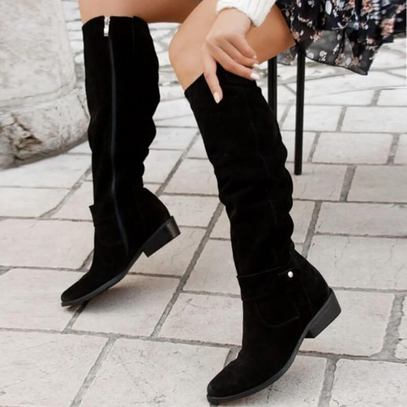 Women's Ankle Boots with Block Heel