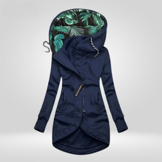 Women's Asymmetrical Hooded Jacket