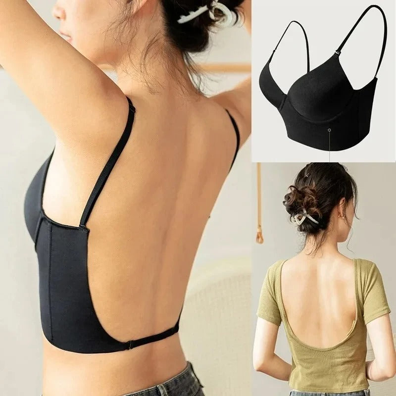 Women's Backless Push-Up Bra | Comfort and Support