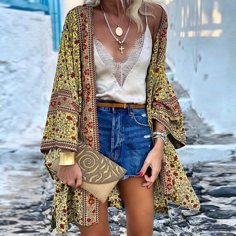 Women's Boho Pattern Cardigan