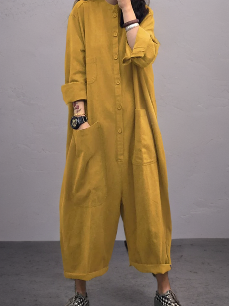 Women's Breezy Loose-Fit Summer Jumpsuit