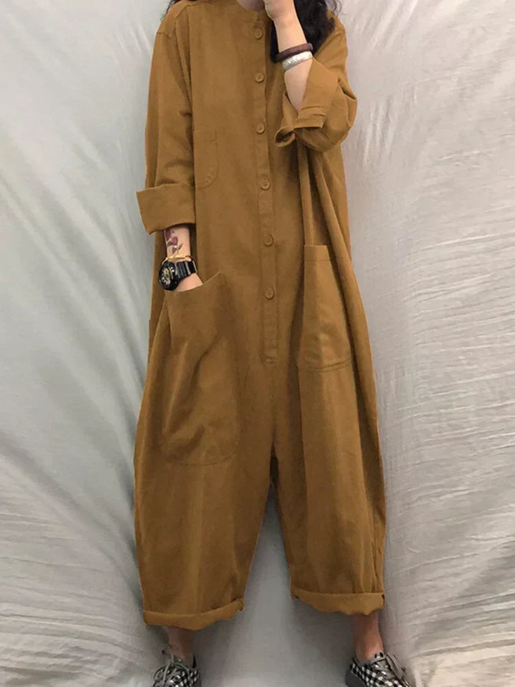 Women's Breezy Loose-Fit Summer Jumpsuit