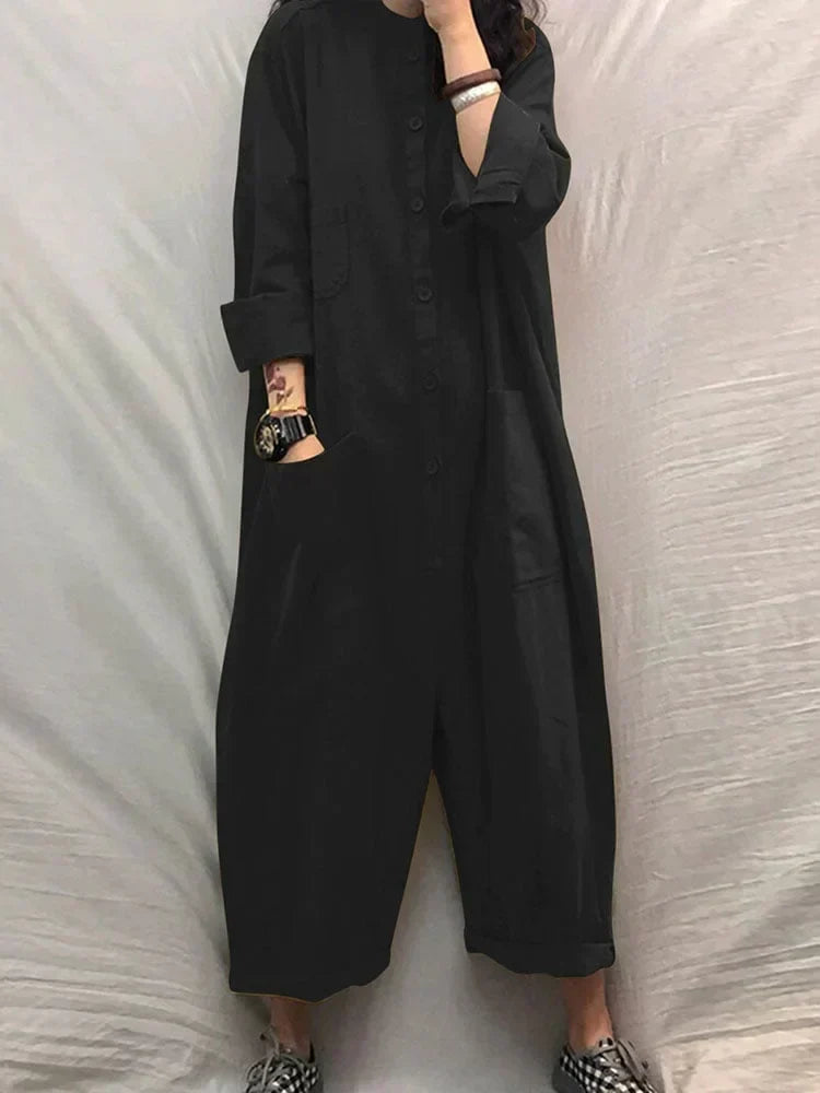 Women's Breezy Loose-Fit Summer Jumpsuit