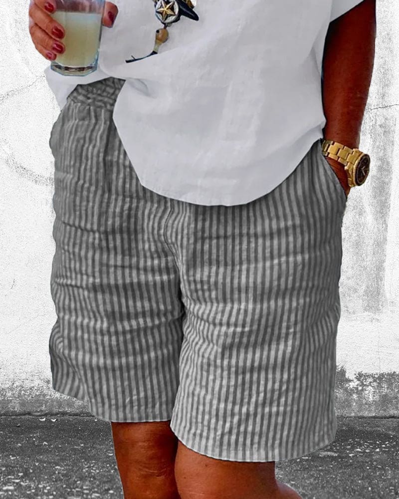 Women's Breezy Striped Shorts
