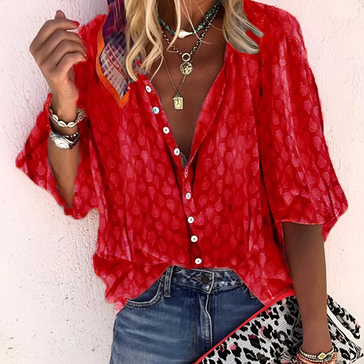 Women's Button-Down Blouse