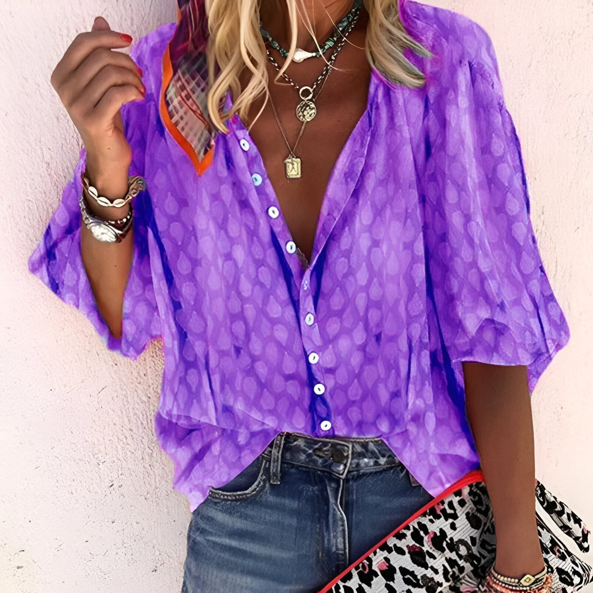 Women's Button-Down Blouse