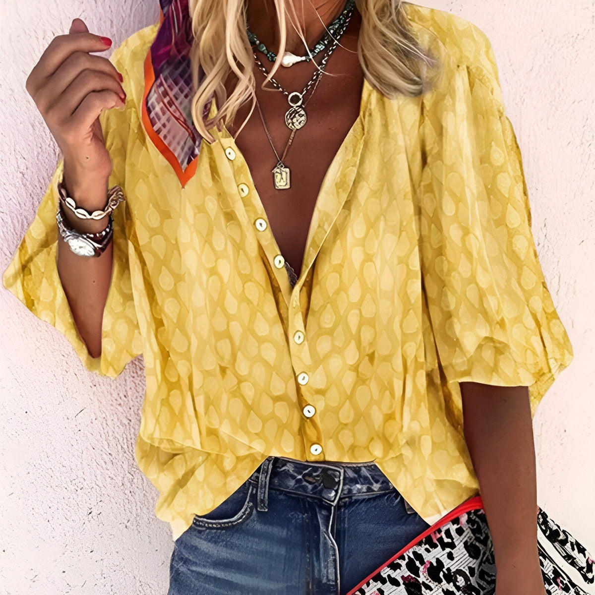 Women's Button-Down Blouse