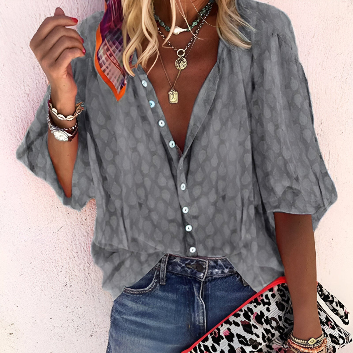 Women's Button-Down Blouse