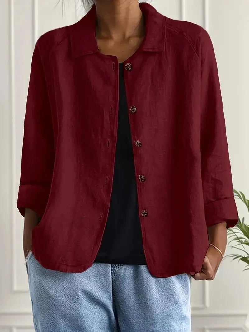 Women's Button-Down Casual Jacket